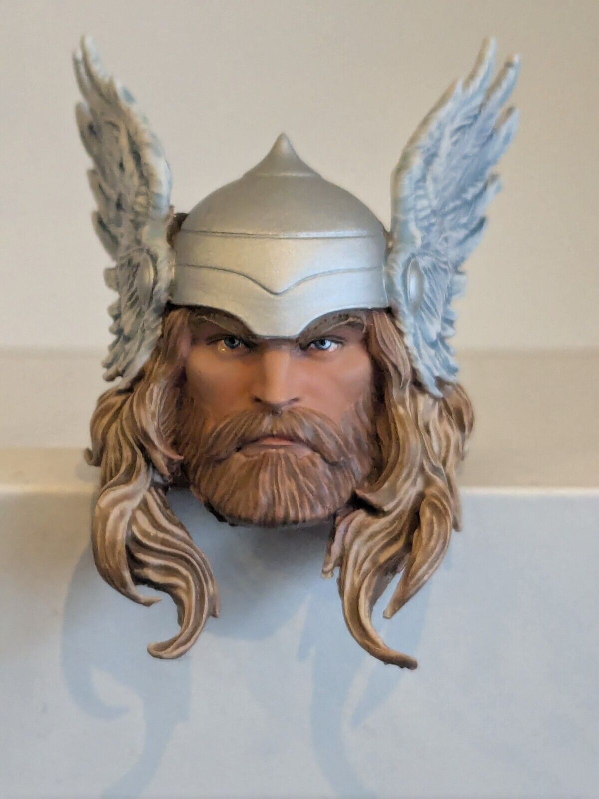 Custom Painted Head for Hasbro Marvel Legends Series Thor (Version 2 - Beard) - Picture 1 of 3